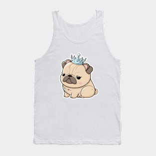 Pug Princess Tank Top